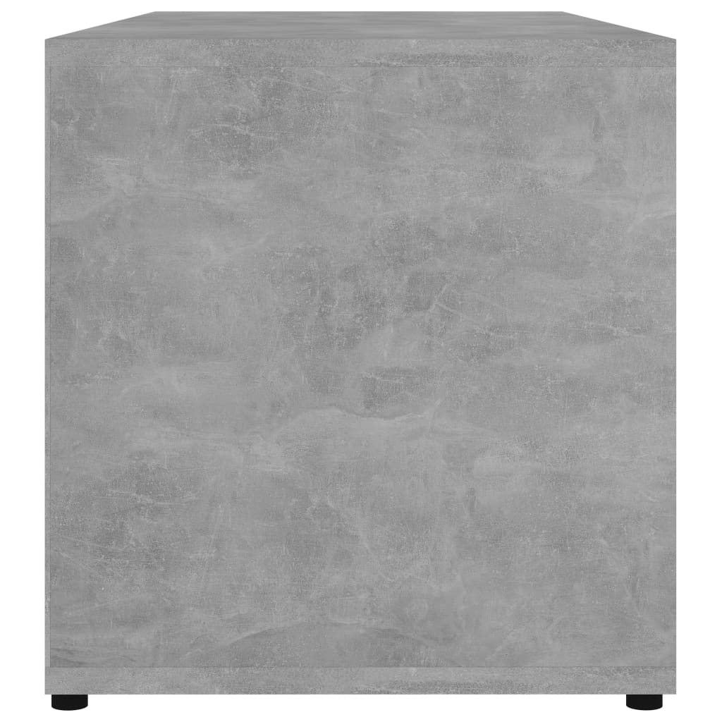 Tv-Benk Betonggrå 80X34X36 Cm Konstruert Tre
