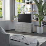 Tv-Benk Betonggrå 80X34X36 Cm Konstruert Tre