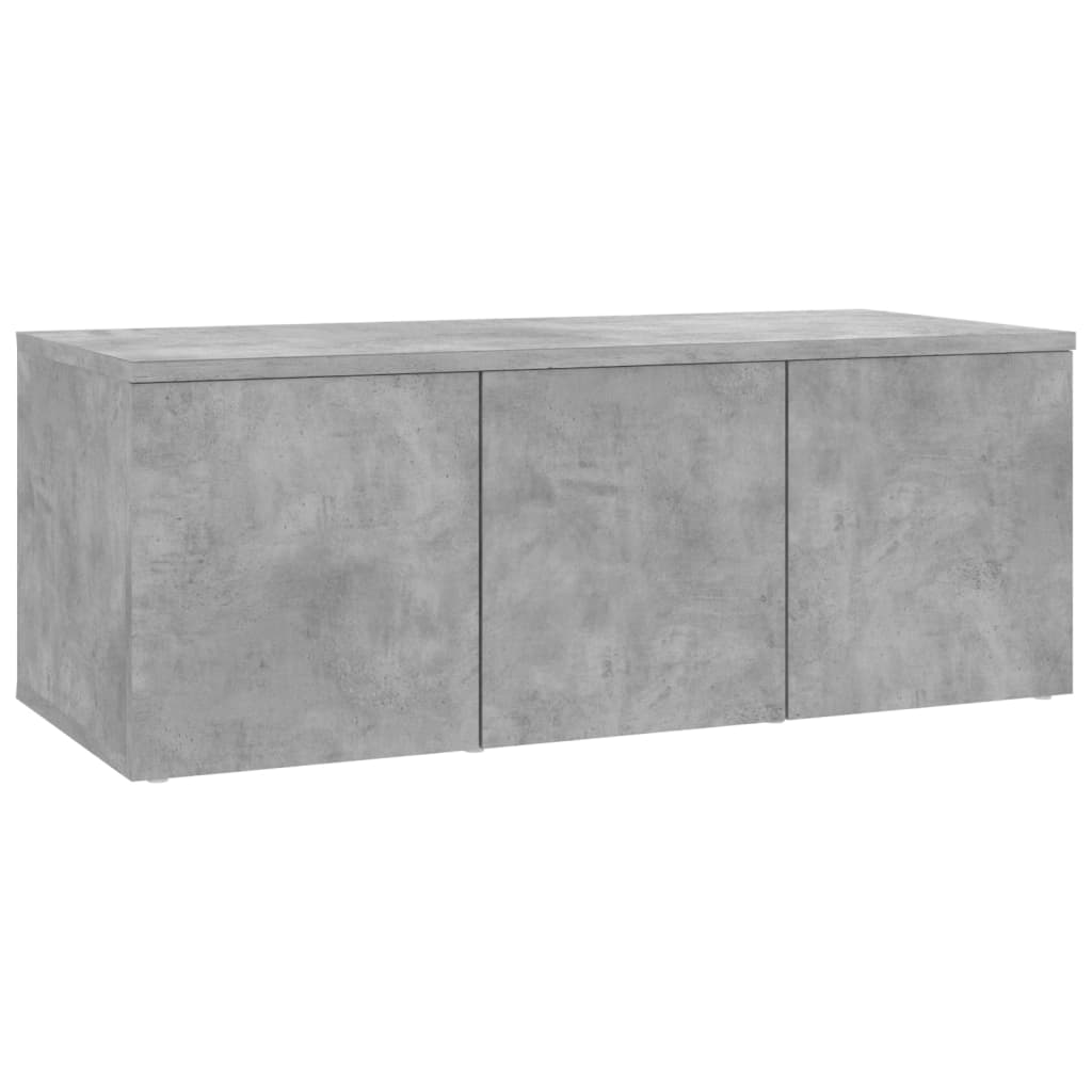 Tv-Benk Betonggrå 80X34X30 Cm Konstruert Tre