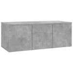 Tv-Benk Betonggrå 80X34X30 Cm Konstruert Tre