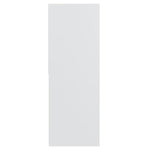 Bokhylle Hvit 67X24X161 Cm Konstruert Tre