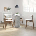 Bistrobord Betonggrå 60X60X75 Cm Konstruert Tre