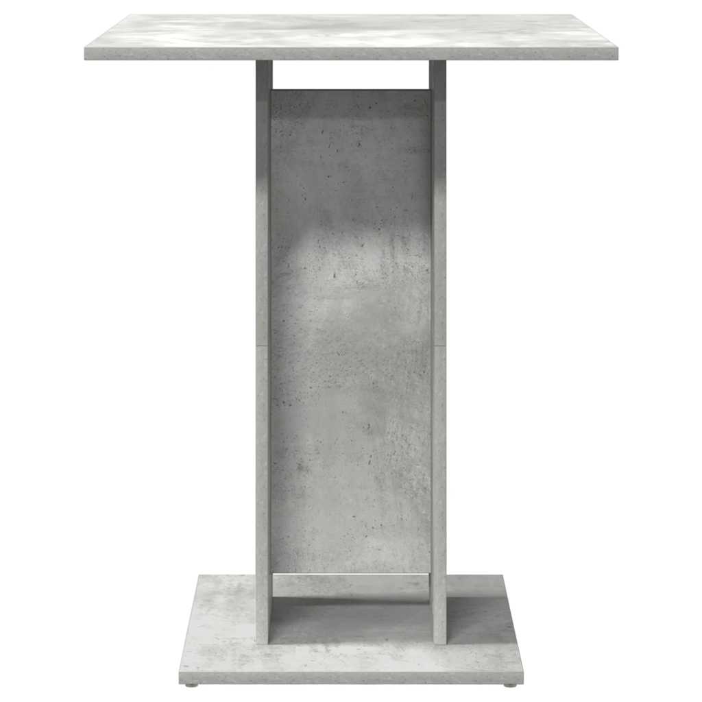 Bistrobord Betonggrå 60X60X75 Cm Konstruert Tre