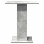 Bistrobord Betonggrå 60X60X75 Cm Konstruert Tre