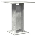 Bistrobord Betonggrå 60X60X75 Cm Konstruert Tre