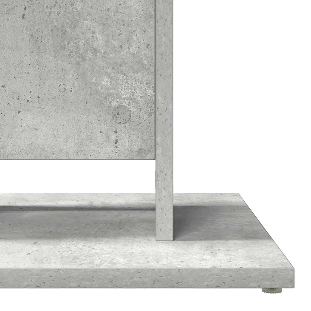 Bistrobord Betonggrå 60X60X75 Cm Konstruert Tre