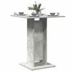 Bistrobord Betonggrå 60X60X75 Cm Konstruert Tre