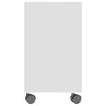 Sidebord Hvit 70X35X55 Cm Konstruert Tre