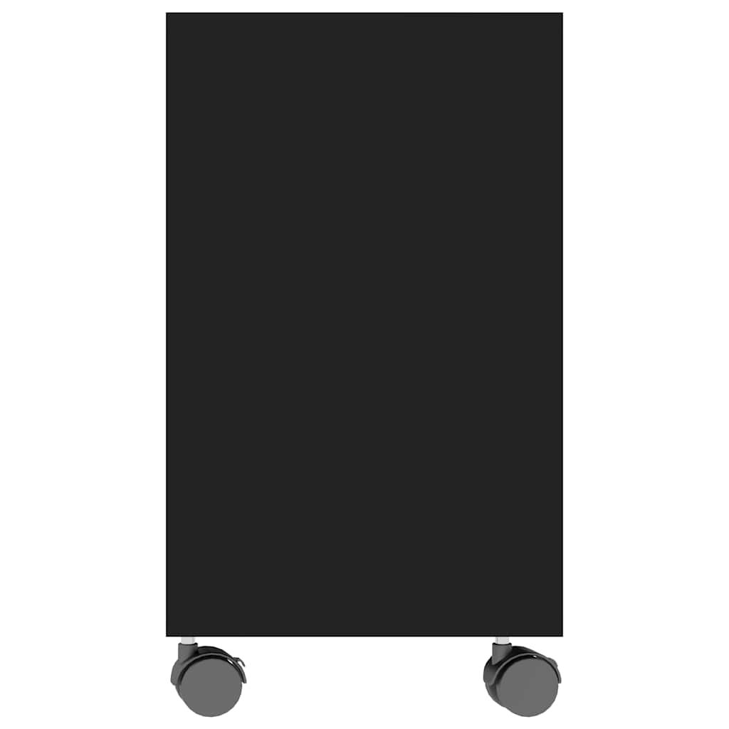 Sidebord Svart 70X35X55 Cm Konstruert Tre