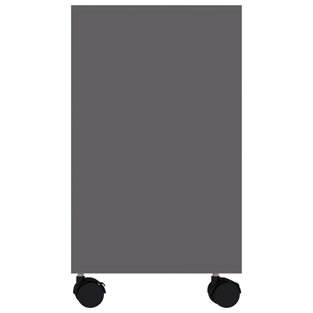 Sidebord Grå 70X35X55 Cm Konstruert Tre