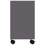 Sidebord Grå 70X35X55 Cm Konstruert Tre