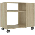 Sidebord Sonoma Eik 70X35X55 Cm Konstruert Tre