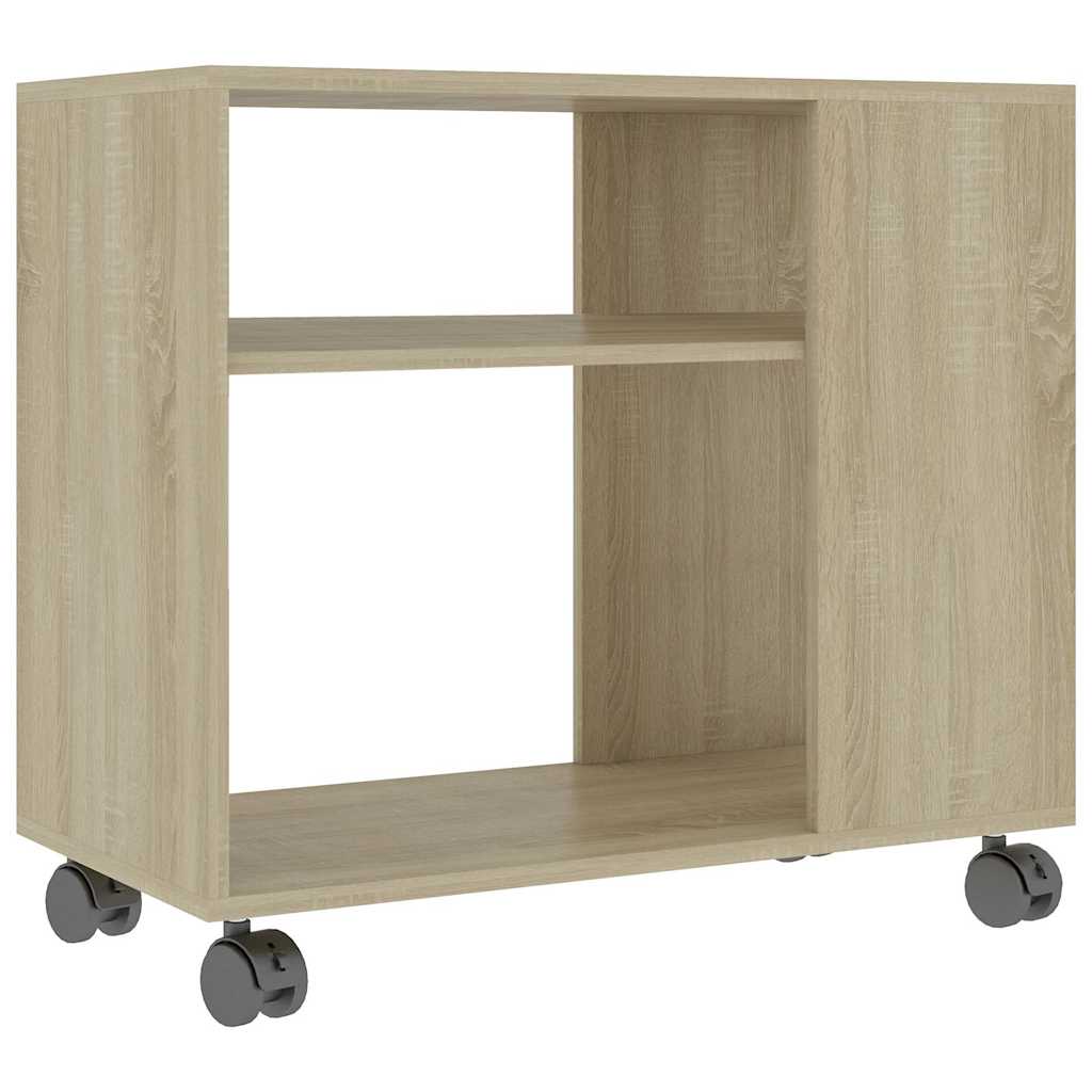 Sidebord Sonoma Eik 70X35X55 Cm Konstruert Tre