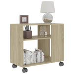 Sidebord Sonoma Eik 70X35X55 Cm Konstruert Tre