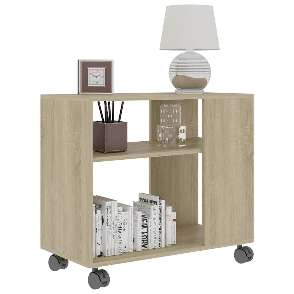 Sidebord Sonoma Eik 70X35X55 Cm Konstruert Tre