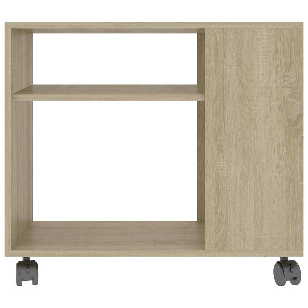 Sidebord Sonoma Eik 70X35X55 Cm Konstruert Tre