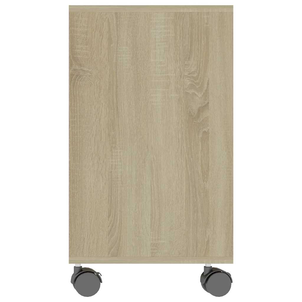 Sidebord Sonoma Eik 70X35X55 Cm Konstruert Tre