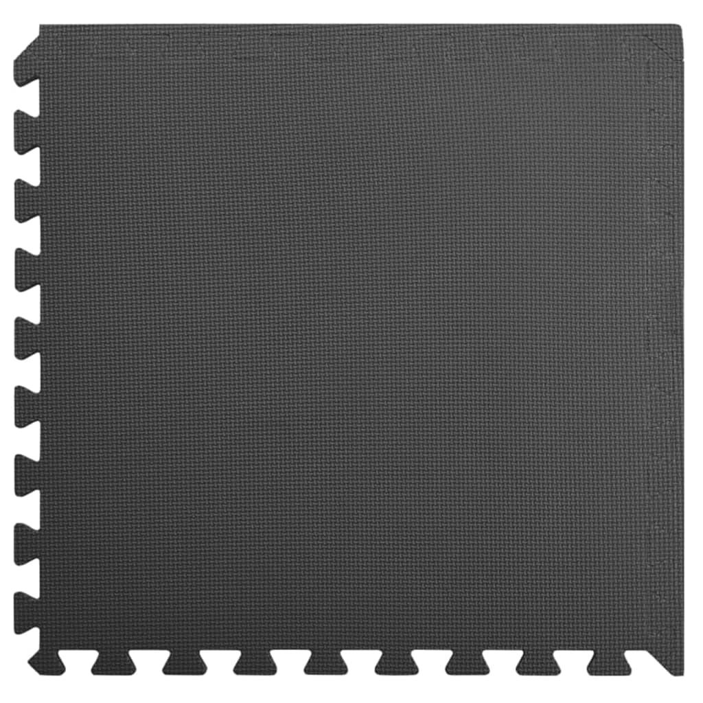 Gulvmatter 24 Stk 8,64 ㎡ Eva-Skum Svart