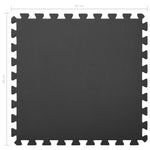 Gulvmatter 24 Stk 8,64 ㎡ Eva-Skum Svart