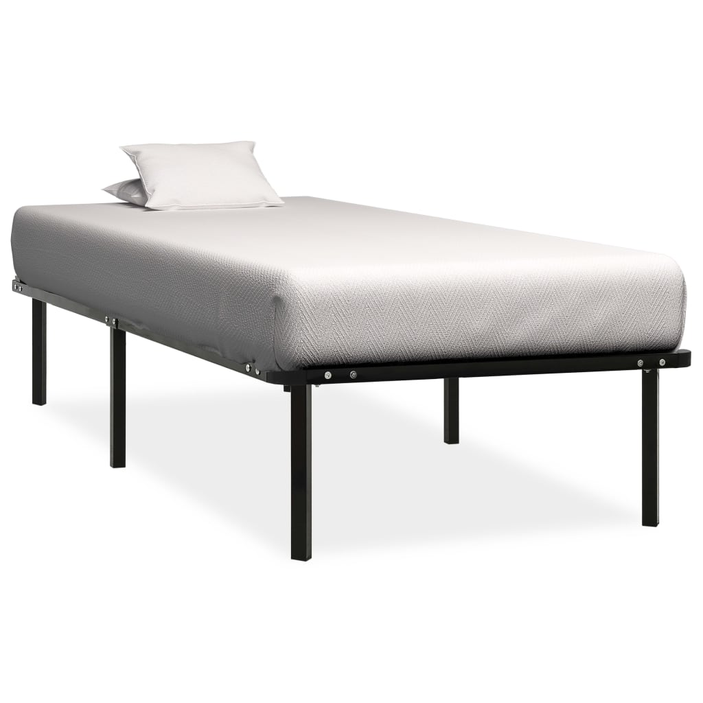 Sengeramme Svart Metall 90X200 Cm
