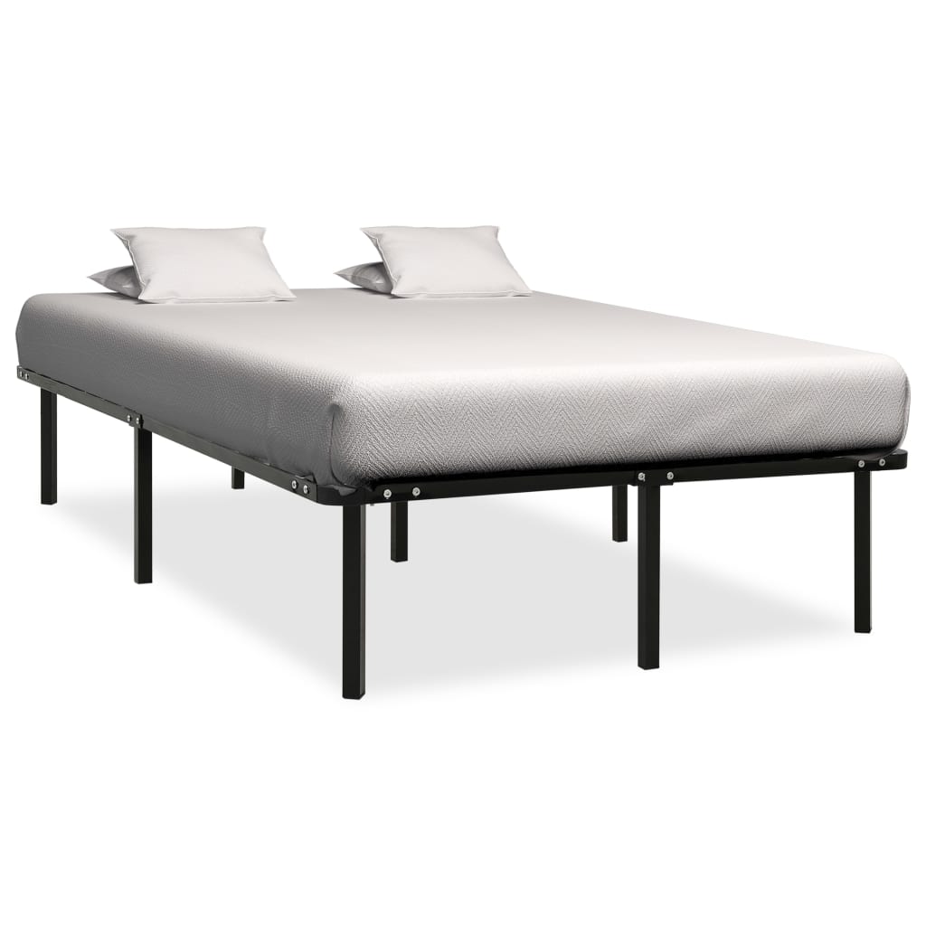 Sengeramme Svart Metall 140X200 Cm