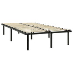 Sengeramme Svart Metall 140X200 Cm