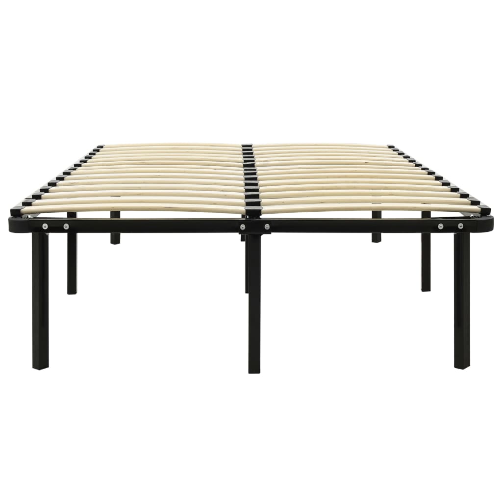 Sengeramme Svart Metall 140X200 Cm