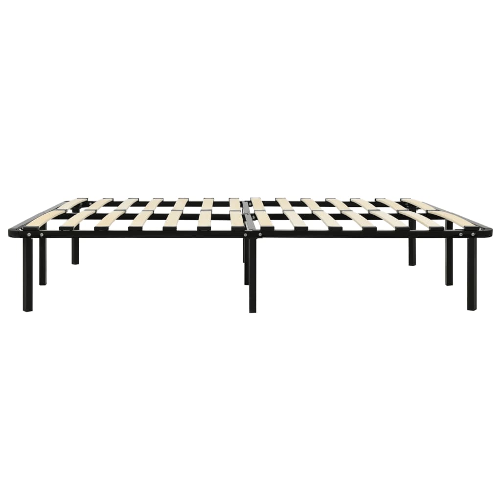 Sengeramme Svart Metall 140X200 Cm