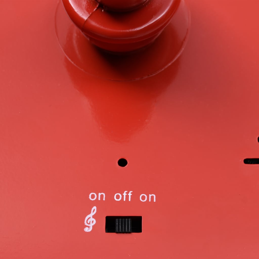 Julegatelampe Med Julenisse Svart Og Rød 81X40X188 Cm Pvc