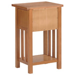 Magasinbord Med Skuff 35X27X55 Cm Heltre Eik