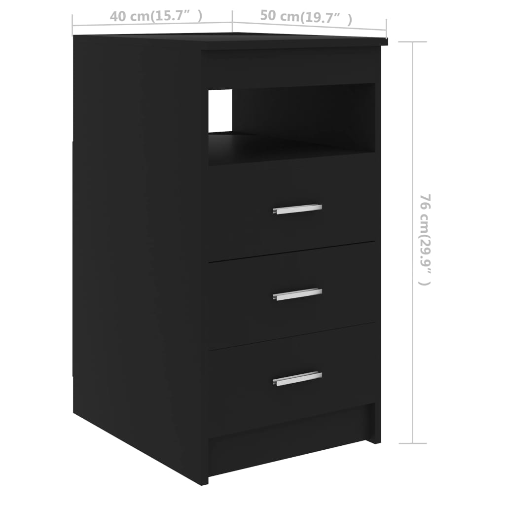 Skrivebord Svart 140X50X76 Cm Konstruert Tre