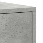 Baderomsskap Betonggrå 30X30X183,5 Cm Konstruert Tre