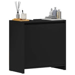 Baderomsskap Svart 60X33X61 Cm Konstruert Tre