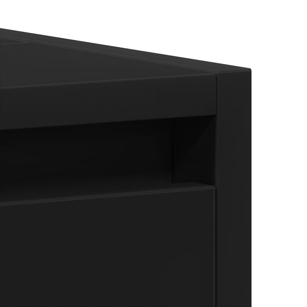 Baderomsskap Svart 60X33X61 Cm Konstruert Tre