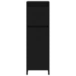 Baderomsskap Svart 30X30X95 Cm Konstruert Tre