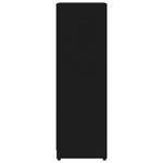 Baderomsskap Svart 30X30X95 Cm Konstruert Tre