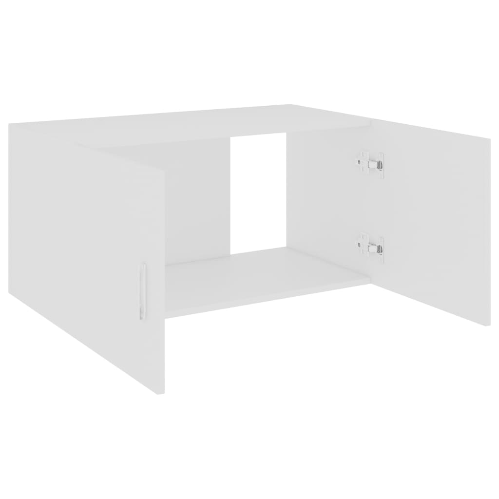 Veggmontert Skap Hvit 80X39X40 Cm Konstruert Tre