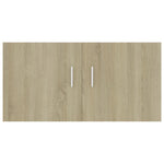 Veggmontert Skap Sonoma Eik 80X39X40 Cm Konstruert Tre