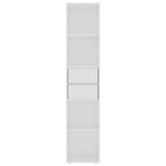 Bokhylle Hvit 36X30X171 Cm Konstruert Tre