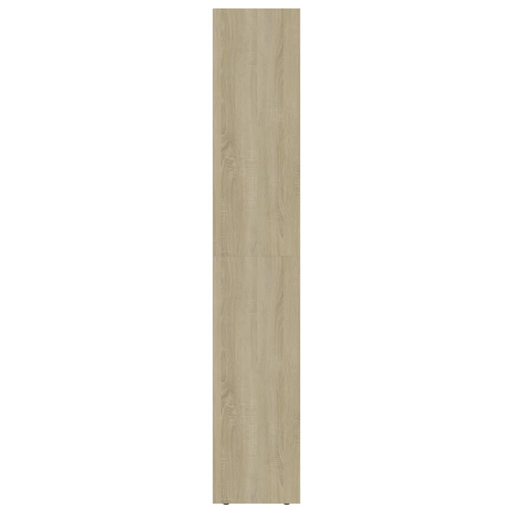 Bokhylle Sonoma Eik 36X30X171 Cm Konstruert Tre