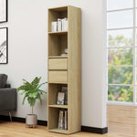 Bokhylle Sonoma Eik 36X30X171 Cm Konstruert Tre