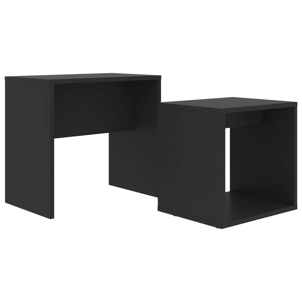 Salongbordsett Hvit 48X30X45 Cm Konstruert Tre