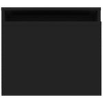 Salongbordsett Svart 100X48X40 Cm Konstruert Tre