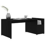 Salongbord Svart 90X45X35 Cm Konstruert Tre