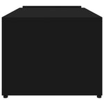Salongbord Svart 90X45X35 Cm Konstruert Tre