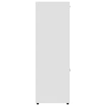 Bokhylle Hvit 90X30X90 Cm Konstruert Tre