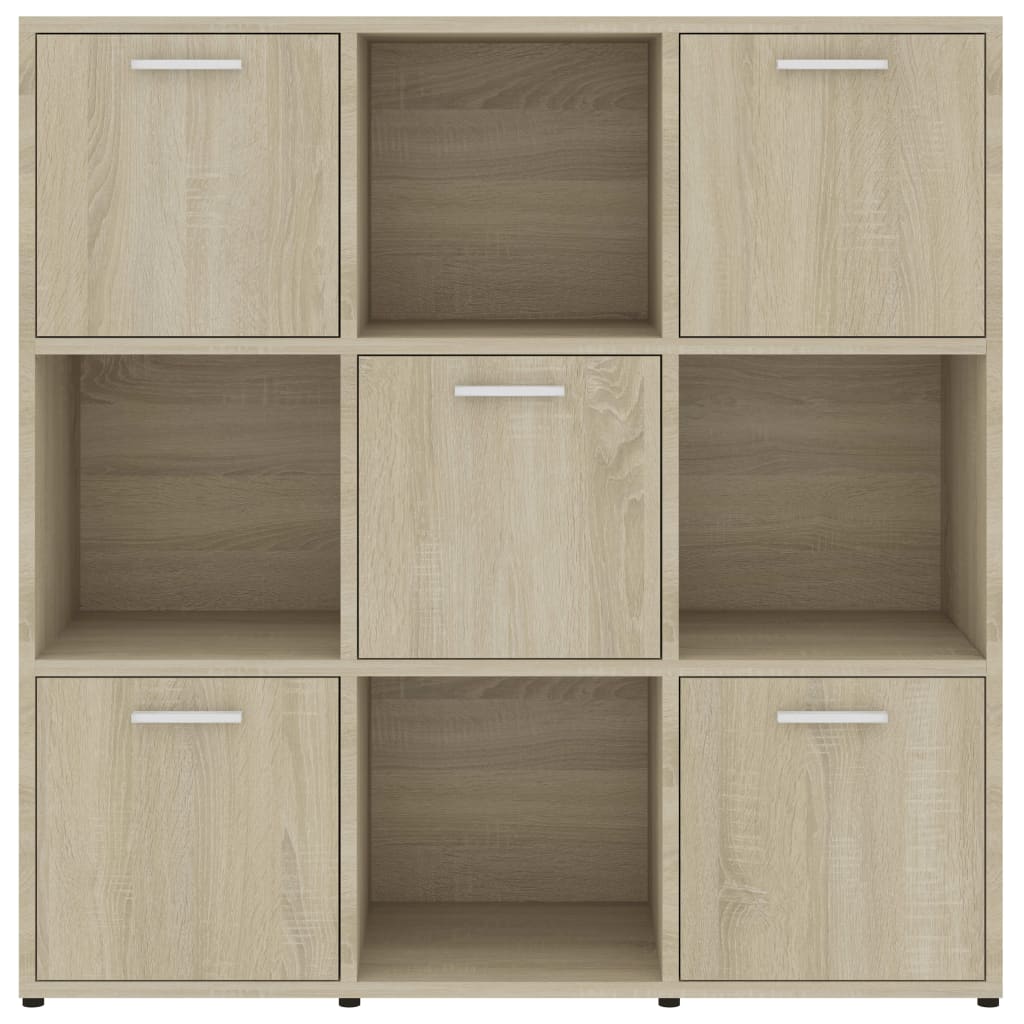 Bokhylle Sonoma Eik 90X30X90 Cm Konstruert Tre