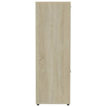 Bokhylle Sonoma Eik 90X30X90 Cm Konstruert Tre