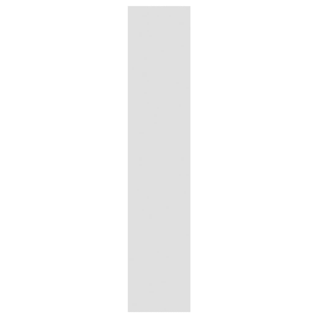 Vegghylle Hvit 90X16X78 Cm Konstruert Tre