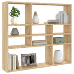 Vegghylle Sonoma Eik 90X16X78 Cm Konstruert Tre